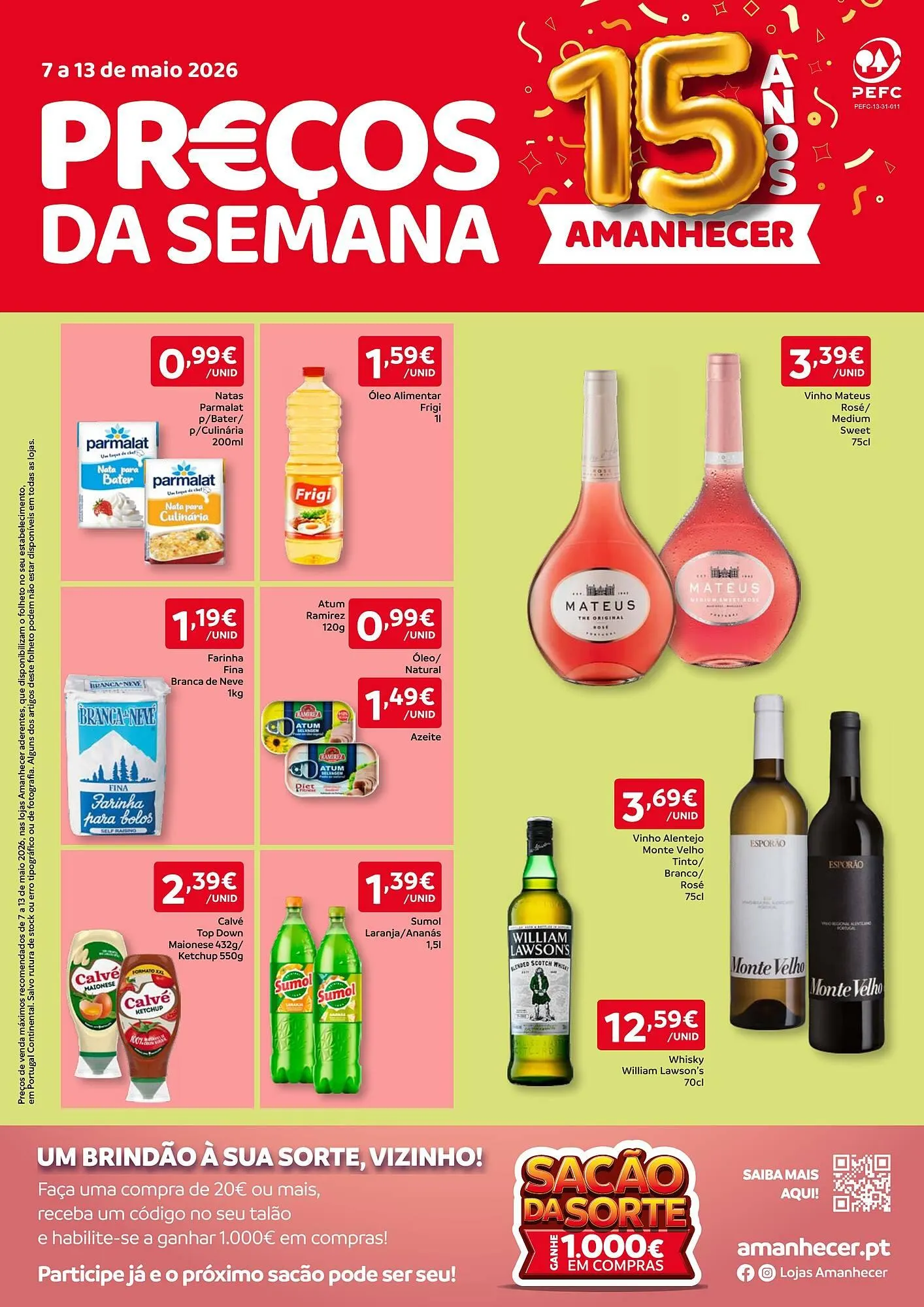 Folheto Folheto Amanhecer de 7 de maio até 13 de maio 2026 - Pagina 1