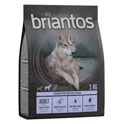 Briantos 1 kg ração sem cereais para cães a preço especial!