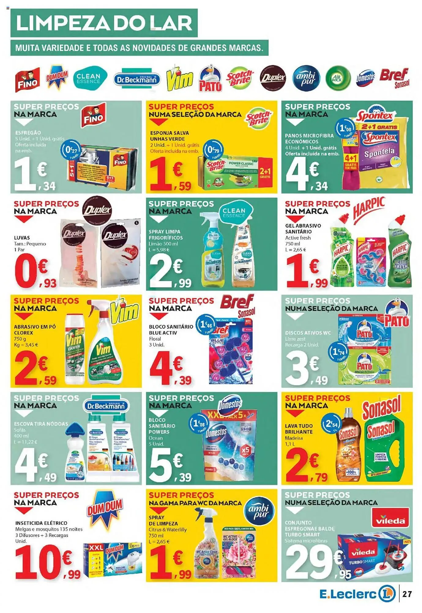 Folheto Folheto E.Leclerc de 10 de abril até 21 de abril 2025 - Pagina 27
