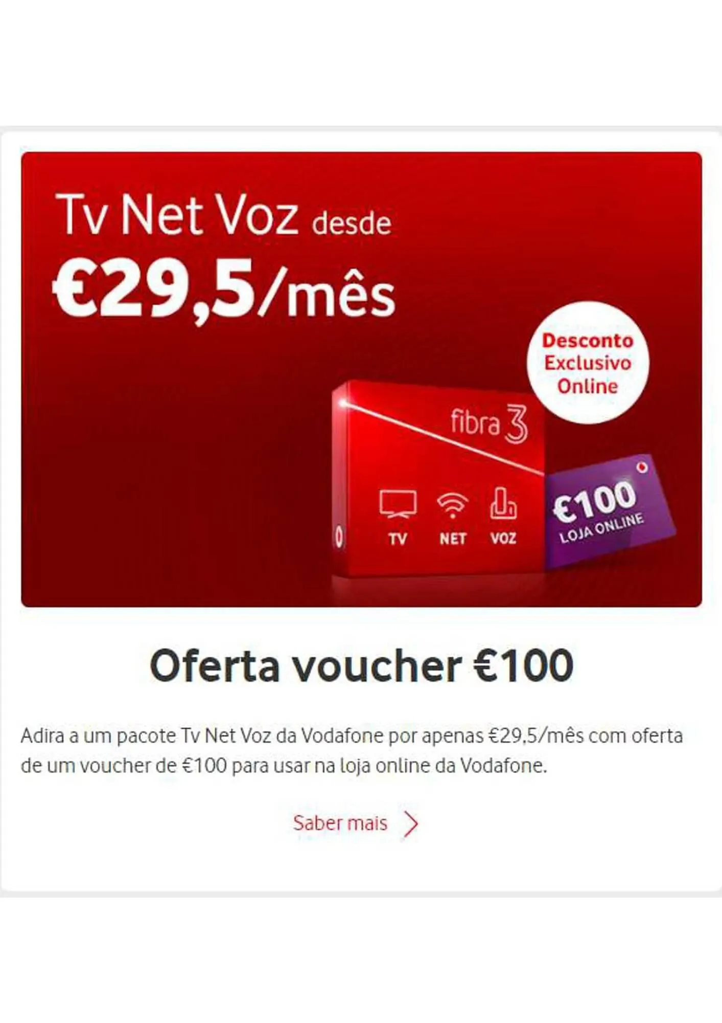 Folheto Vodafone - 1