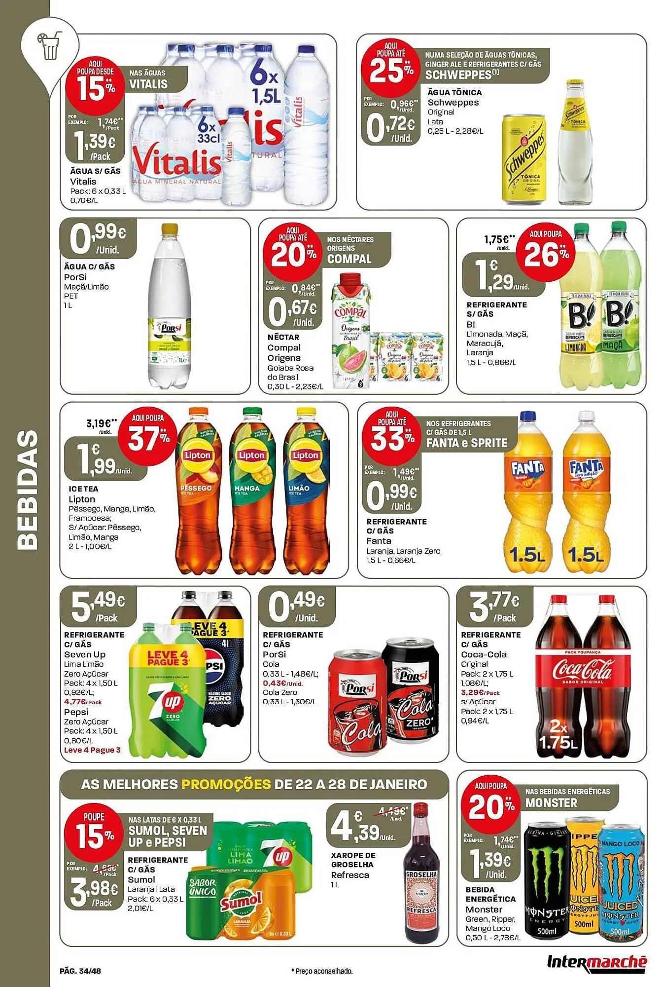 Folheto Folheto Intermarché de 22 de janeiro até 28 de janeiro 2026 - Pagina 34