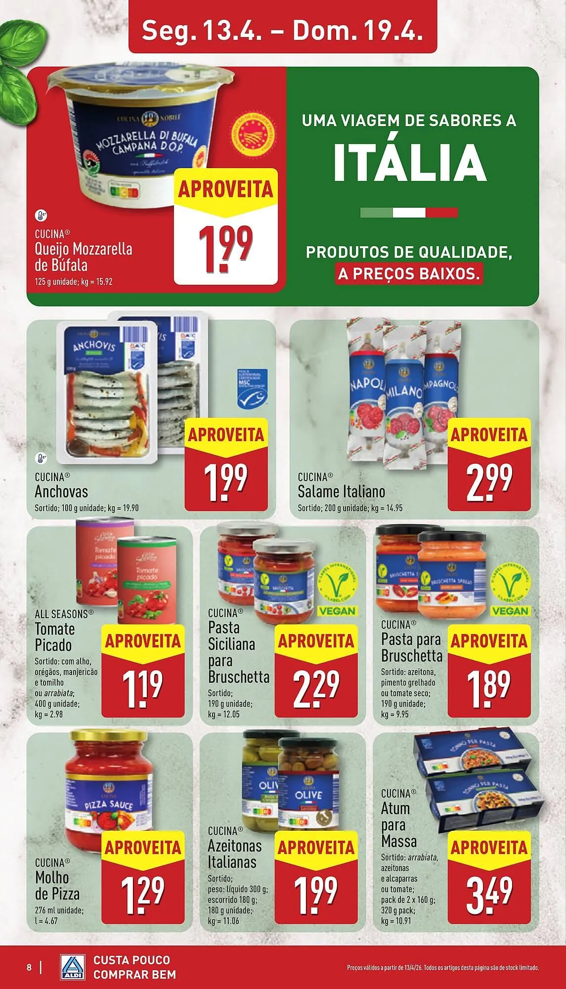 Folheto Folheto ALDI de 13 de abril até 19 de abril 2026 - Pagina 8