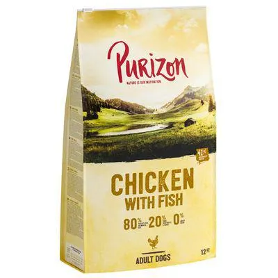 Purizon 12 kg ração para cães em promoção: 10 + 2 kg grátis!