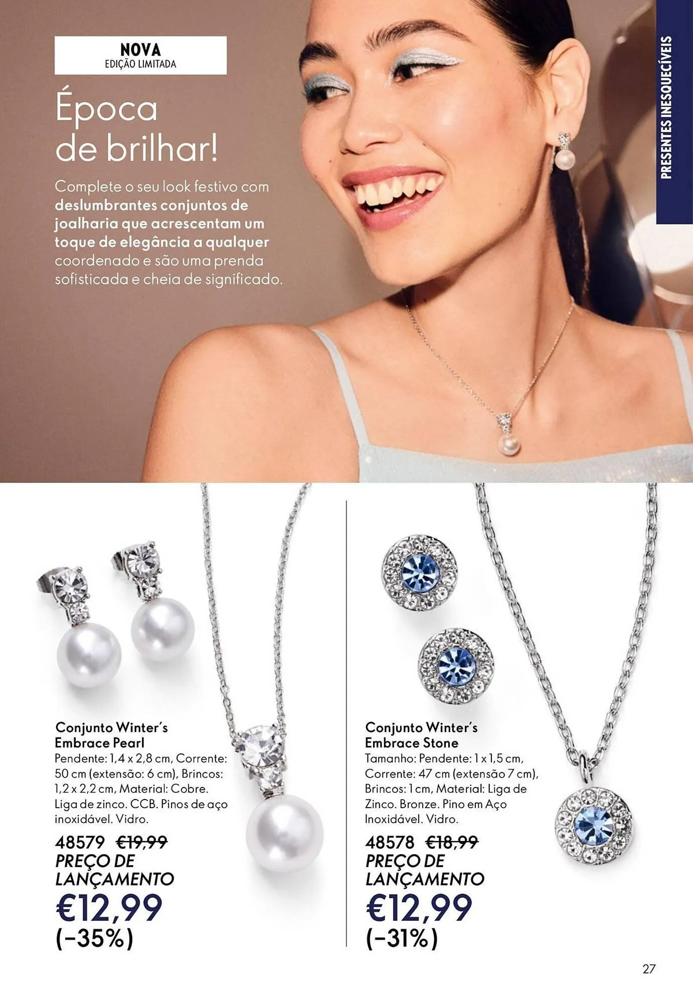 Folheto Catálogo Oriflame de 3 de dezembro até 22 de dezembro 2025 - Pagina 27