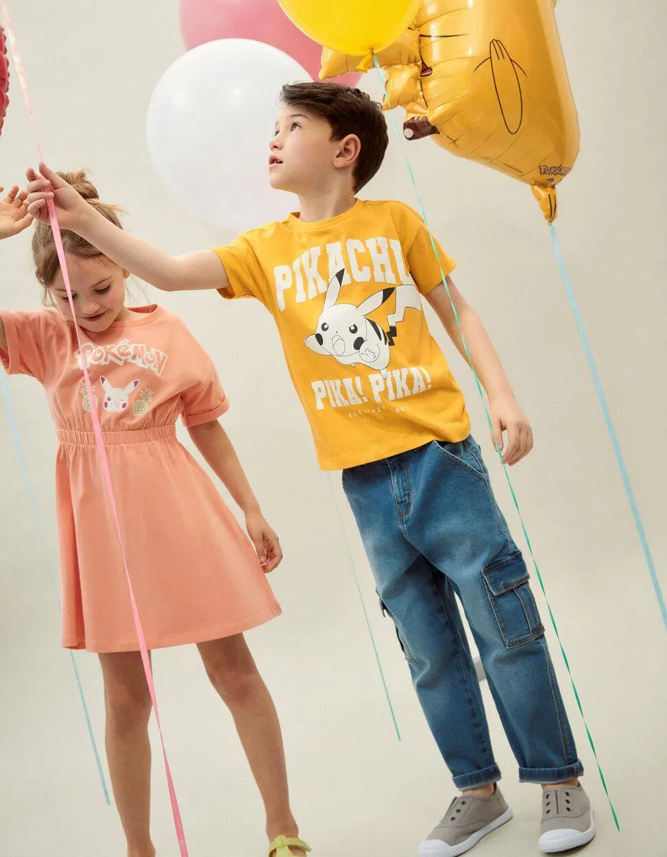 T-shirt 'Pikachu', Menino, Amarelo