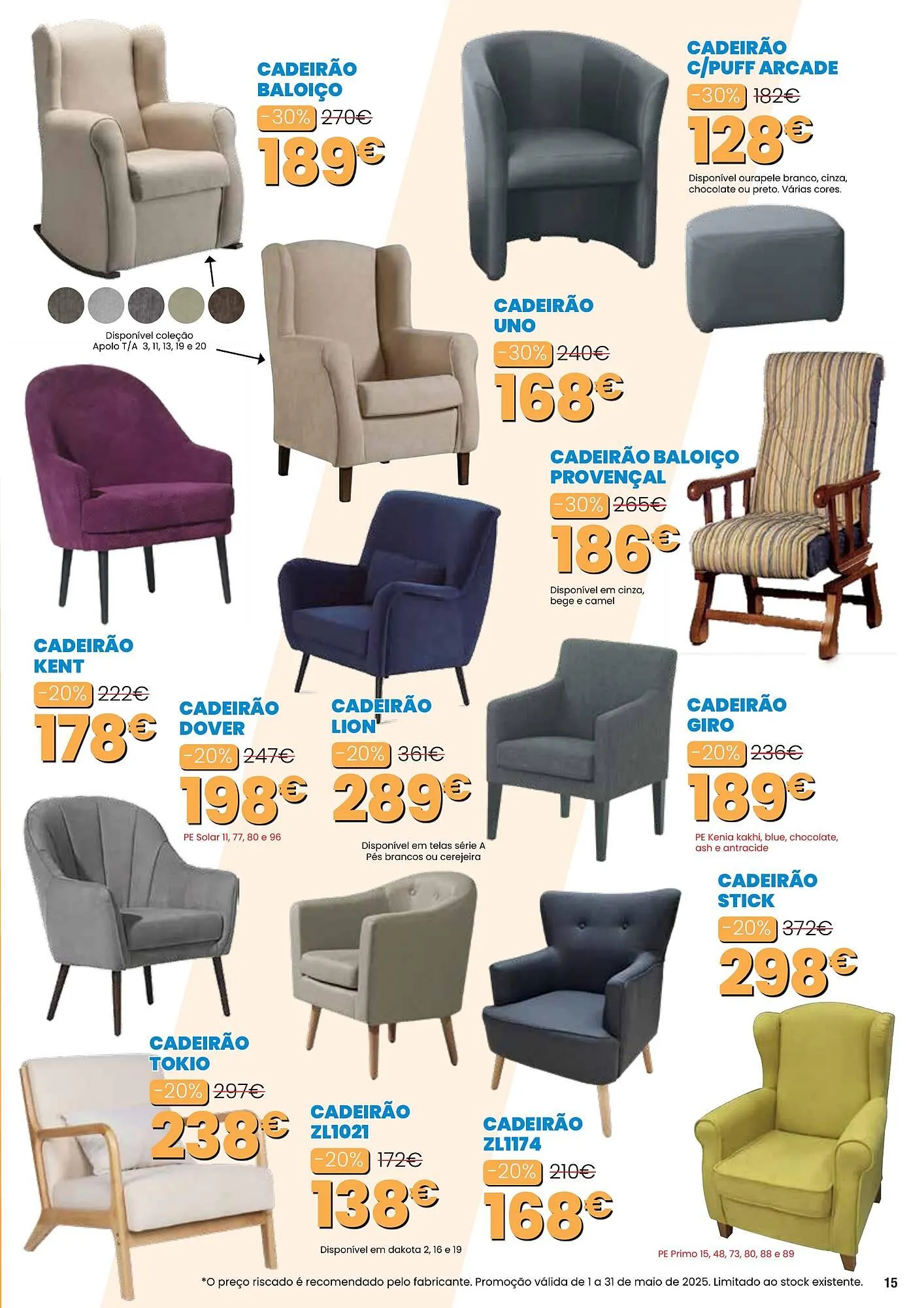 Folheto Folheto Hiper Centro do Móvel de 1 de maio até 31 de maio 2025 - Pagina 15