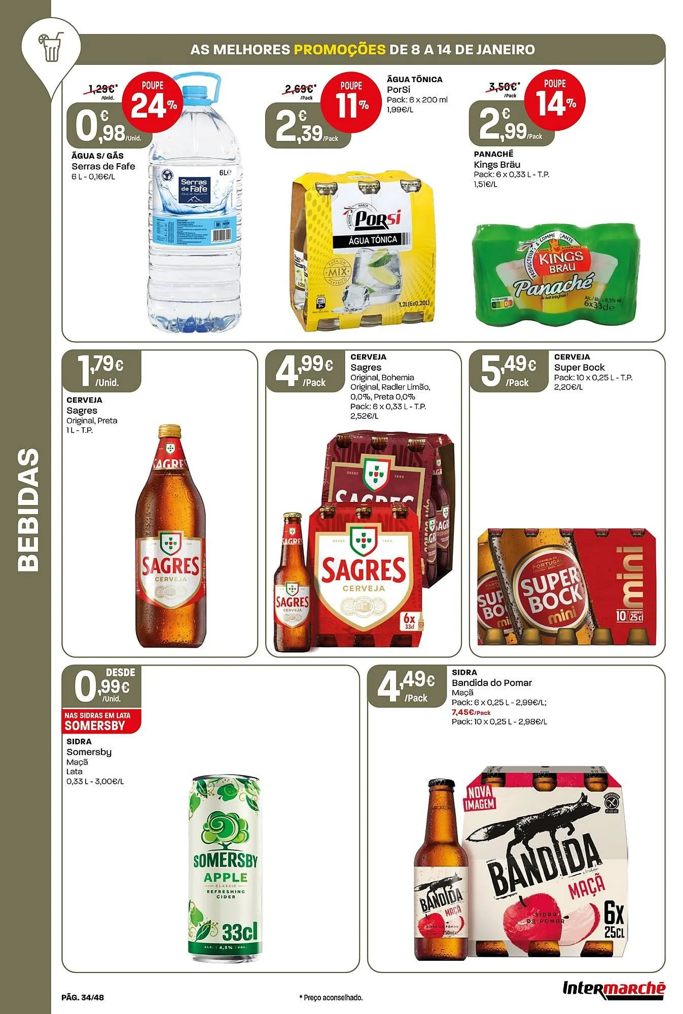 Folheto Folheto Intermarché de 8 de janeiro até 14 de janeiro 2026 - Pagina 34