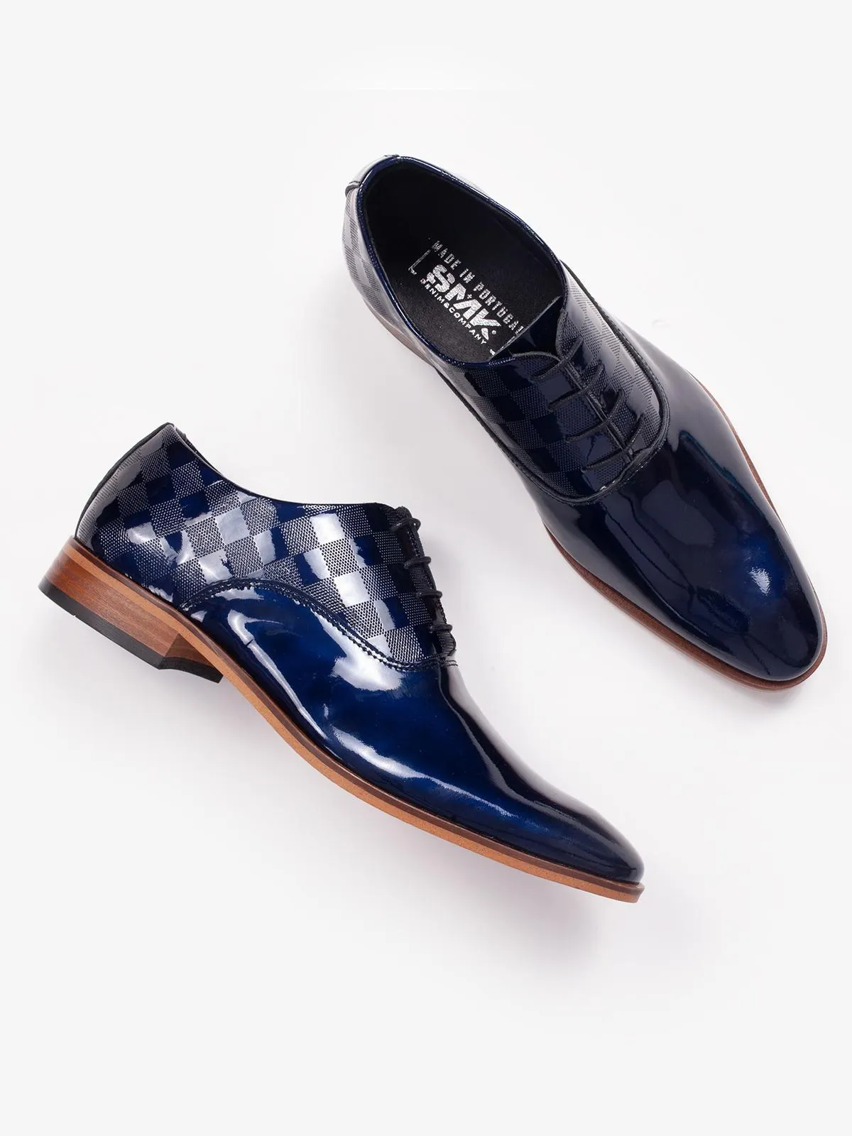 SAPATO SMK BLUE VARNISH