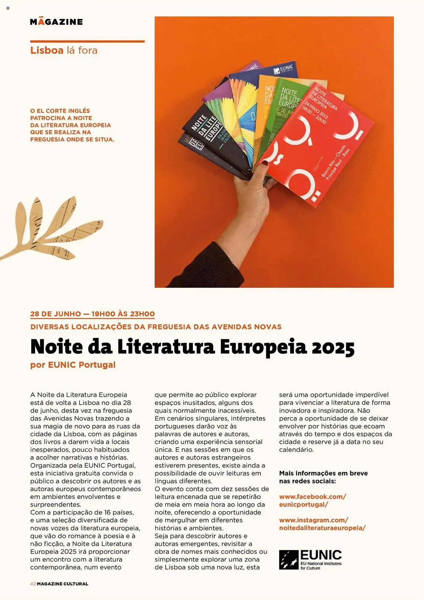 Folheto Folheto El Corte Inglés de 1 de abril até 31 de julho 2025 - Pagina 42