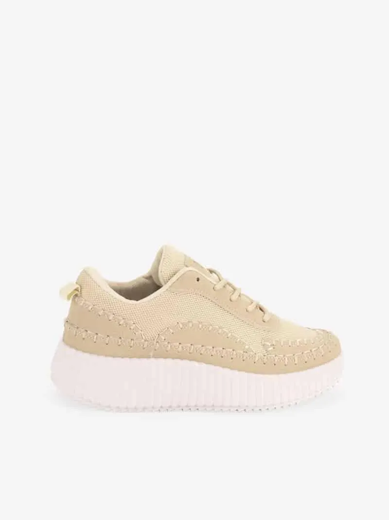 TÉNIS EM TECIDO MULTICOLOR COMBINADO DE ATACADOR