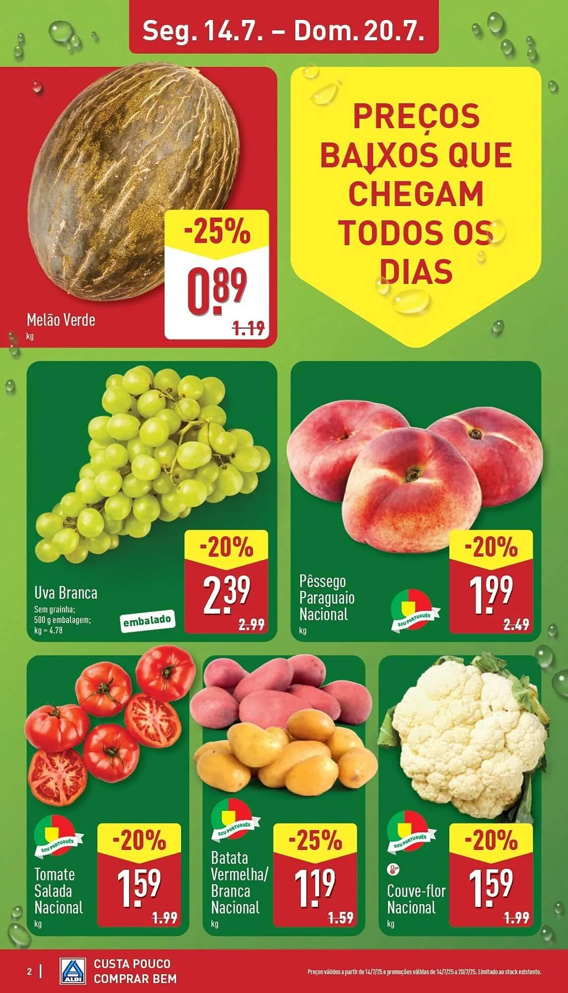 Folheto Folheto ALDI de 14 de julho até 20 de julho 2025 - Pagina 2