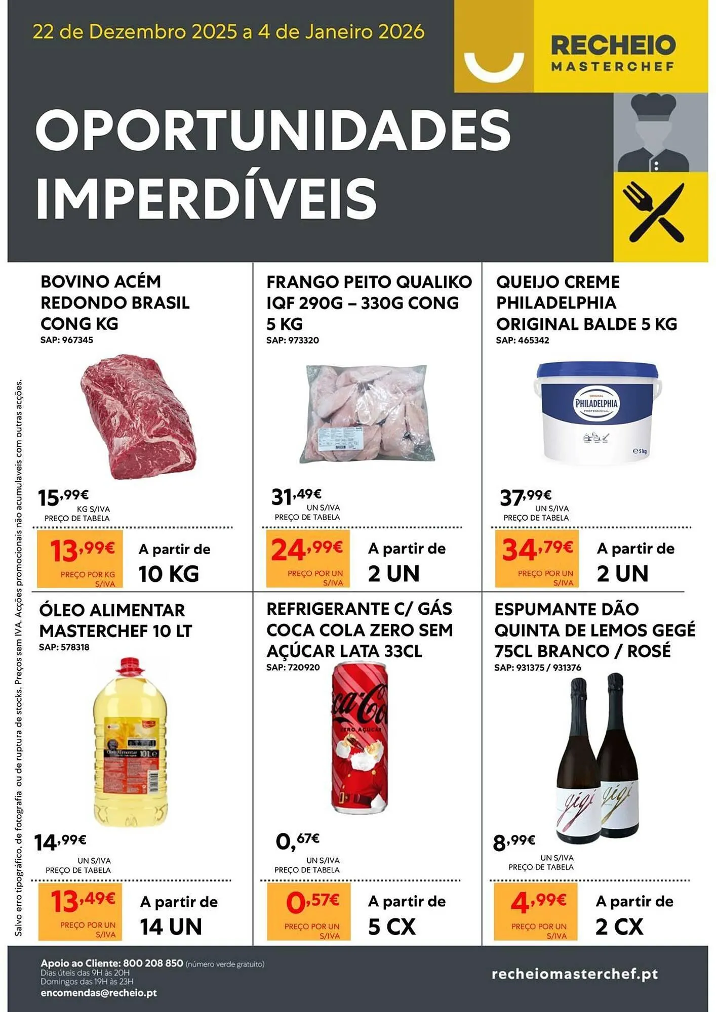 Folheto Folheto Recheio de 22 de dezembro até 4 de janeiro 2026 - Pagina 1