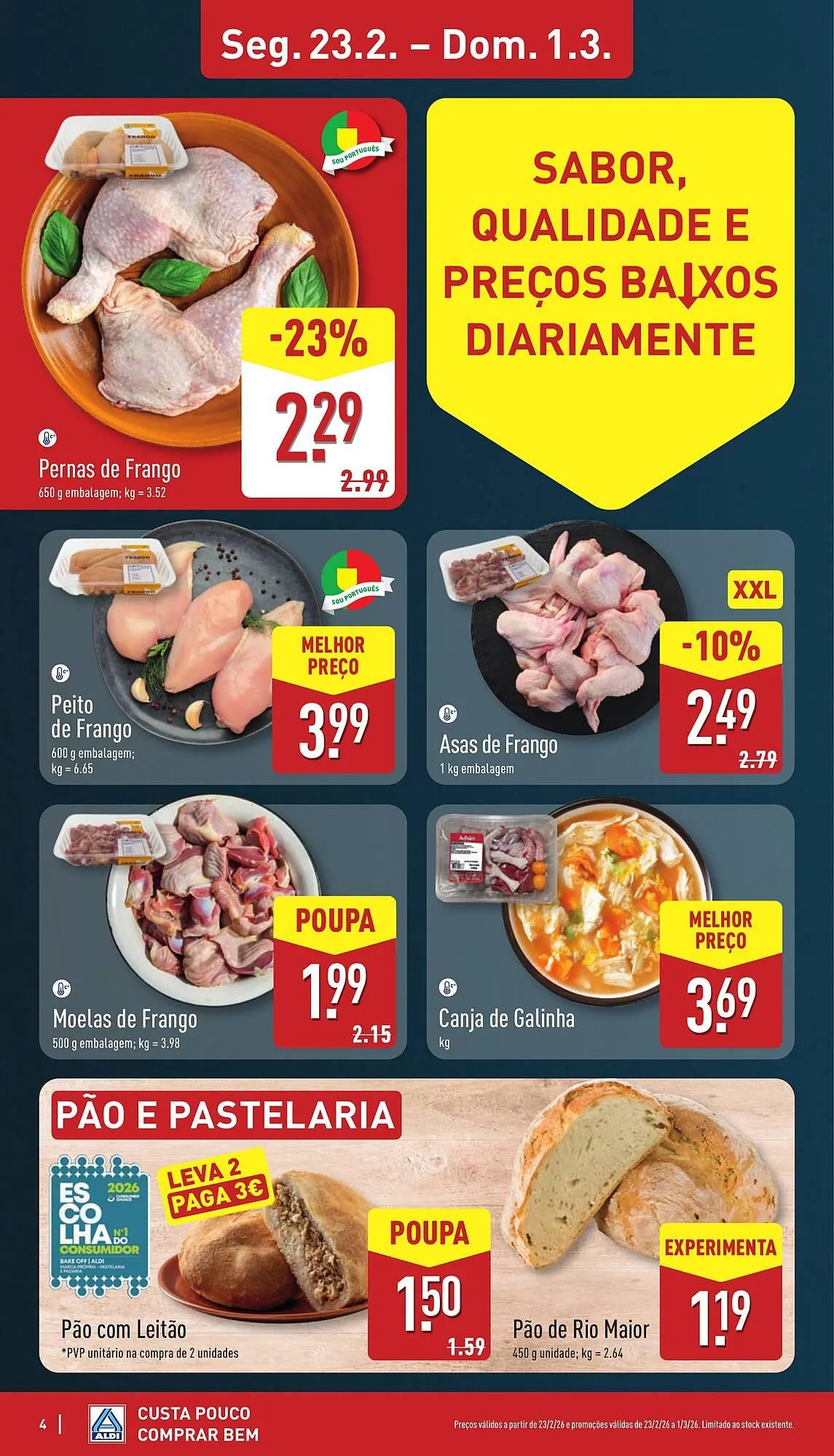 Folheto Folheto ALDI de 23 de fevereiro até 1 de março 2026 - Pagina 4