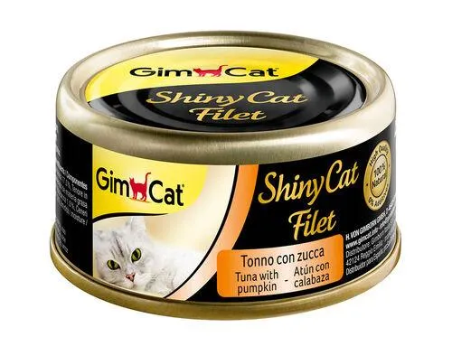 comida húmida para gato gimcat filet com atum e abóbora 70g