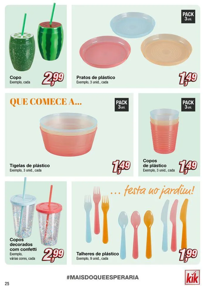 Folheto Mais poupança, mais verão! de 10 de junho até 16 de junho 2024 - Pagina 25