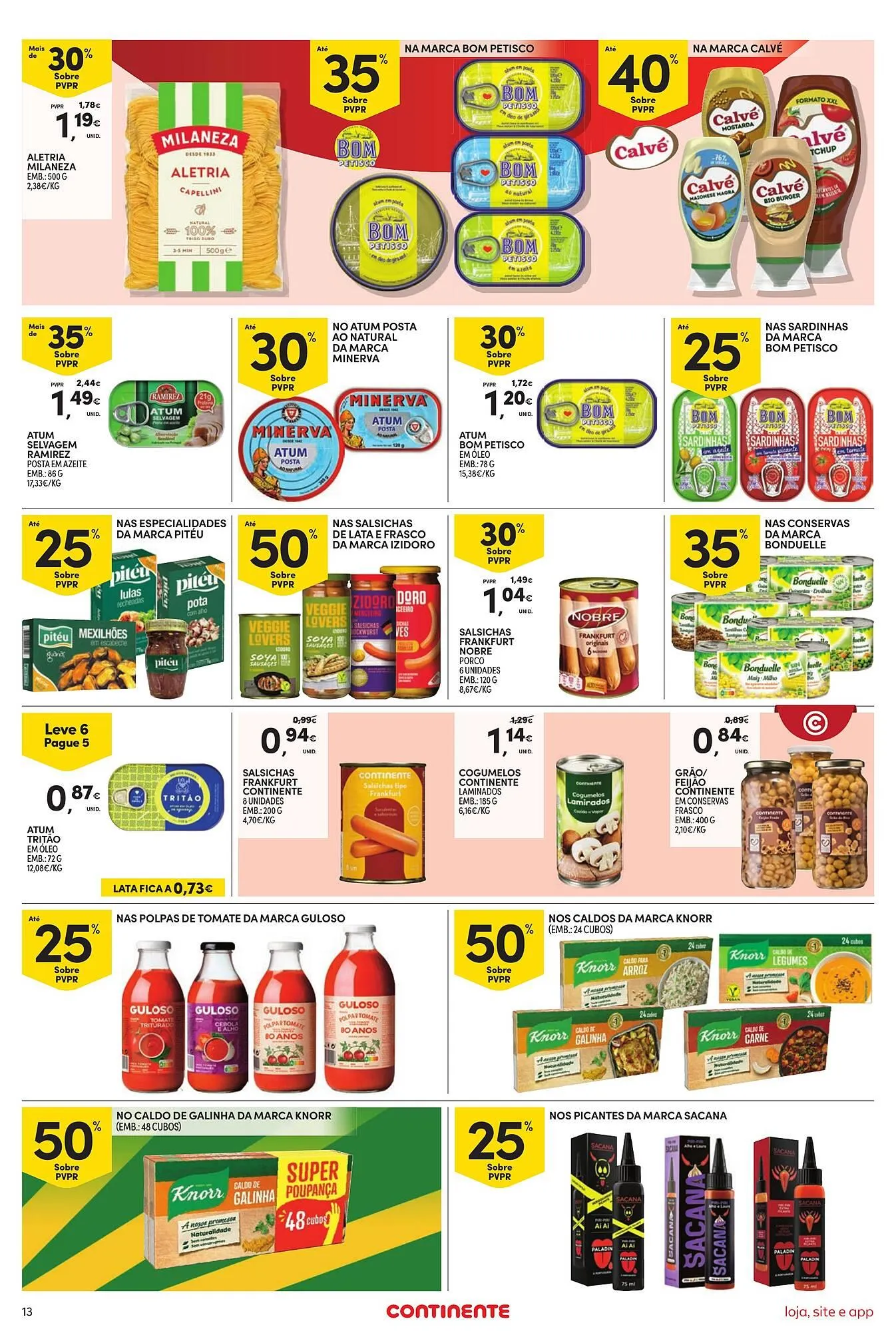 Folheto Folheto Continente Bom dia de 31 de março até 6 de abril 2026 - Pagina 13