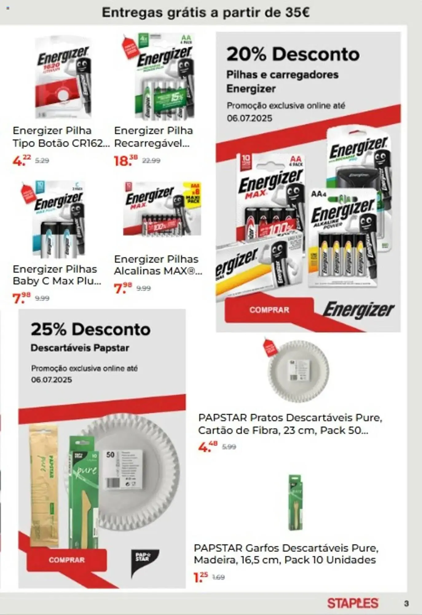 Folheto Folheto Staples de 4 de junho até 7 de julho 2025 - Pagina 3