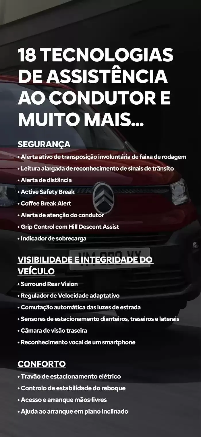 Folheto Catálogo Citroen Novo ë-Berlingo Van de 20 de novembro até 20 de novembro 2025 - Pagina 11