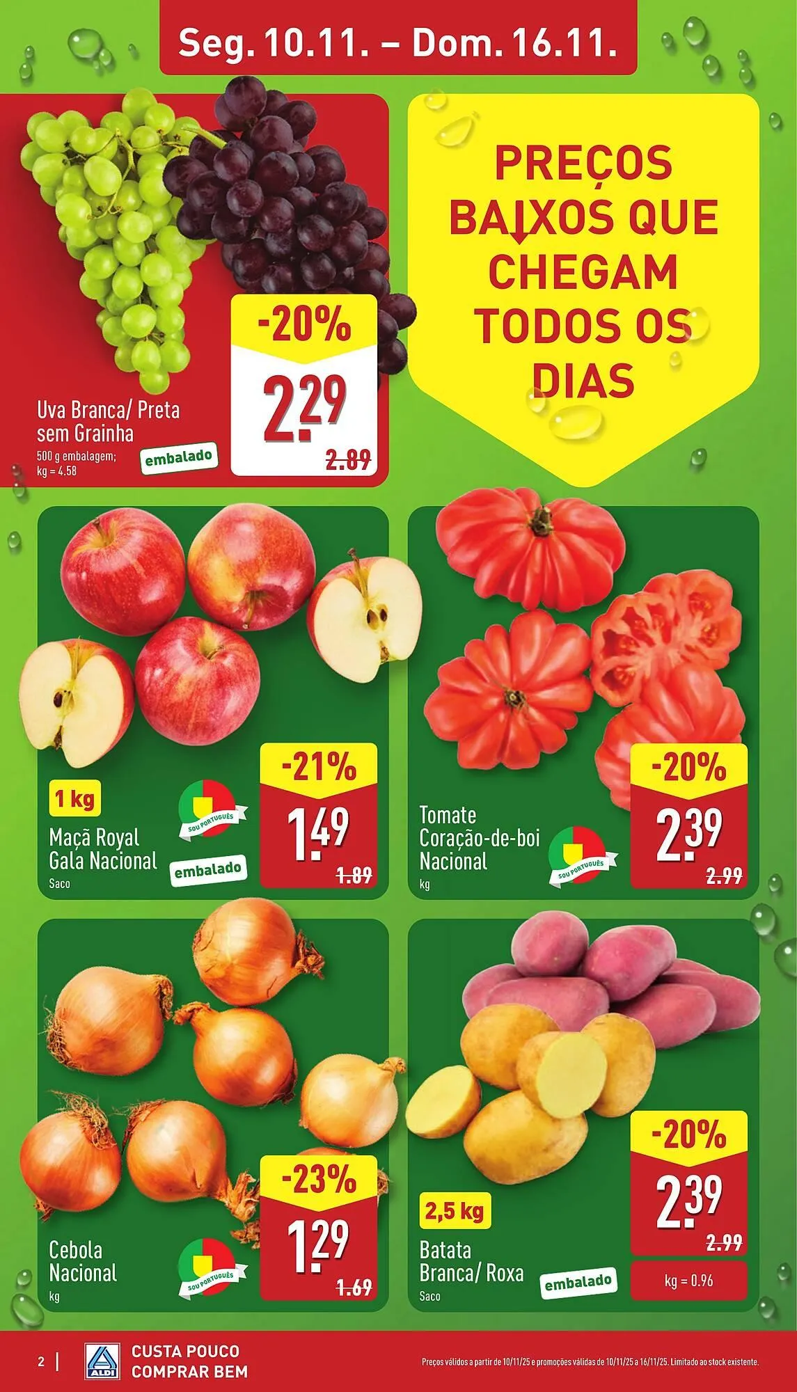 Folheto Folheto ALDI de 10 de novembro até 16 de novembro 2025 - Pagina 2