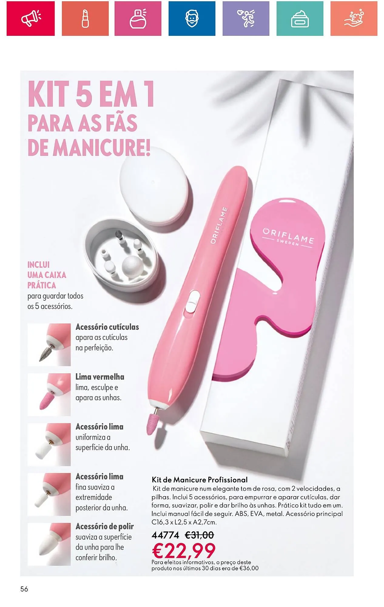Folheto Folheto Oriflame de 18 de abril até 18 de maio 2024 - Pagina 56