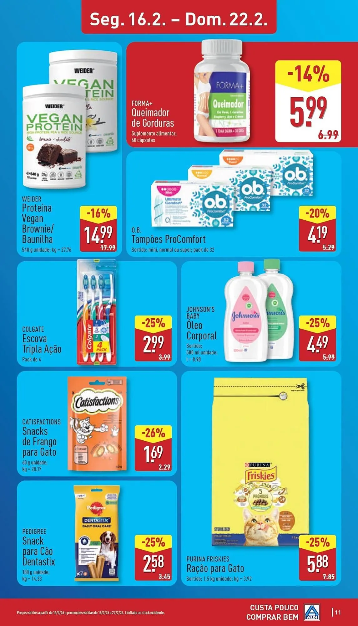 Folheto Folheto ALDI de 16 de fevereiro até 22 de fevereiro 2026 - Pagina 11