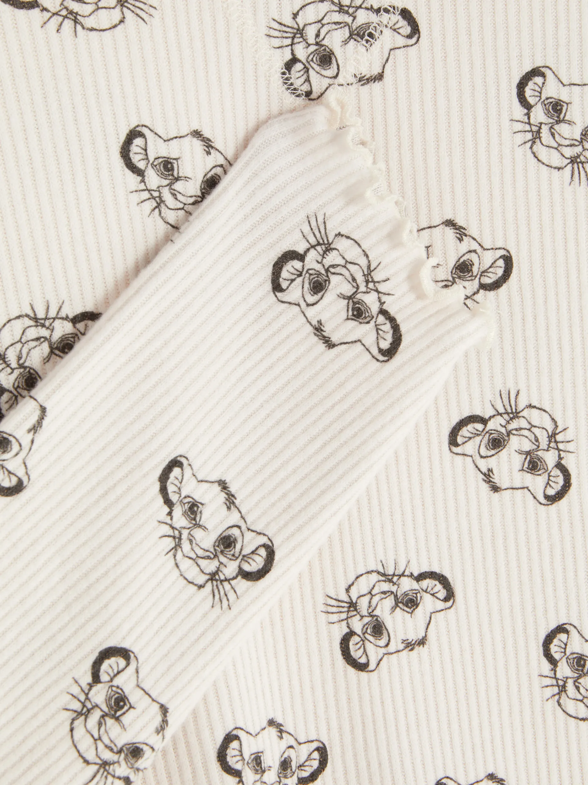 Top pijama conj. coord. canelada Disney O Rei Leão