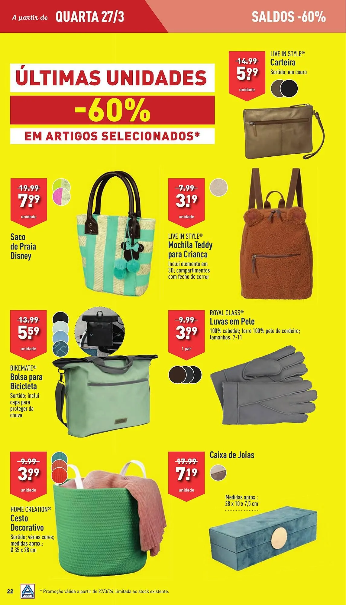 Folheto Folheto ALDI de 27 de março até 2 de abril 2024 - Pagina 22