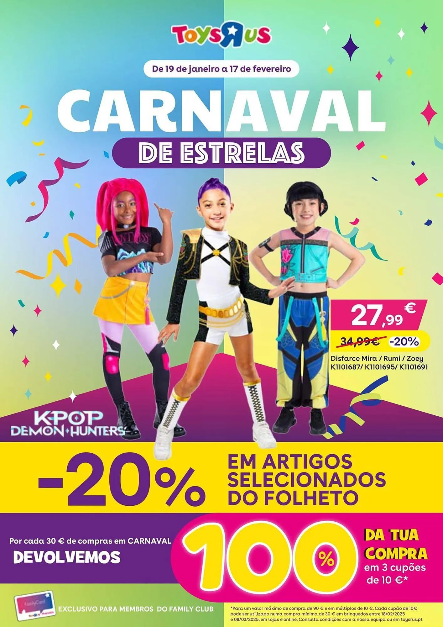 Folheto Catálogo Toys R Us de 19 de janeiro até 17 de fevereiro 2026 - Pagina 1