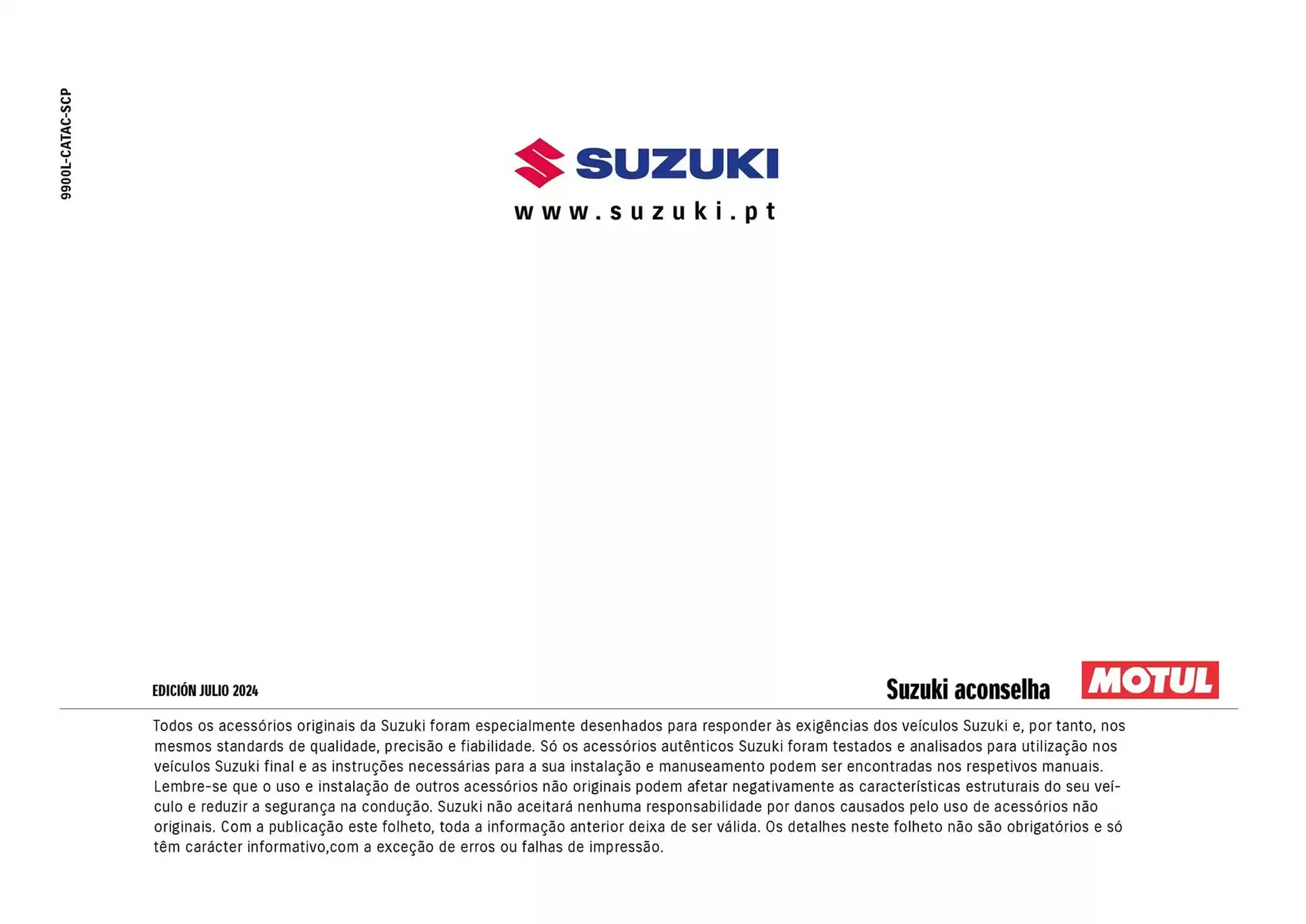 Folheto Folheto Suzuki de 31 de outubro até 31 de agosto 2025 - Pagina 12