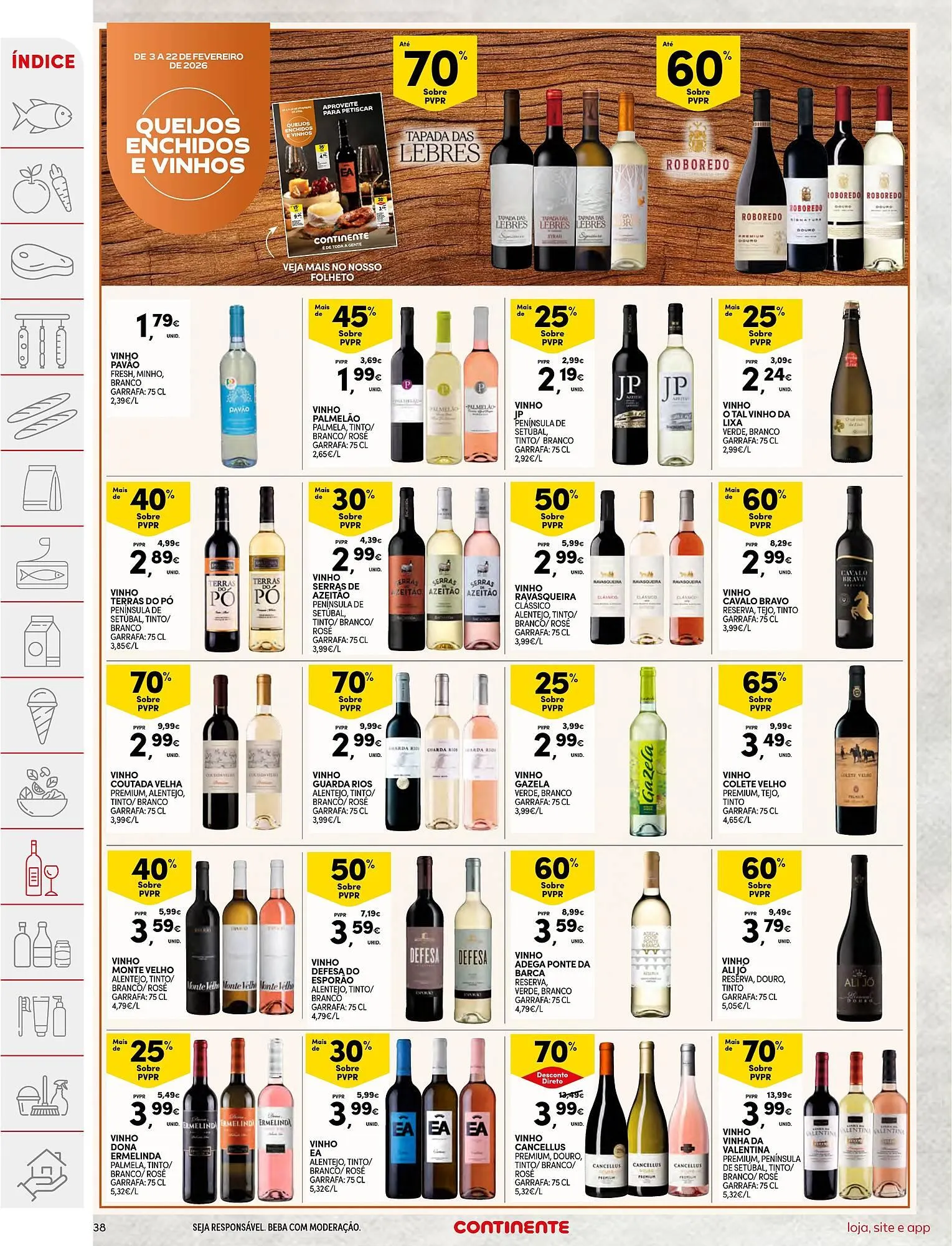 Folheto Folheto Continente de 10 de fevereiro até 16 de fevereiro 2026 - Pagina 38
