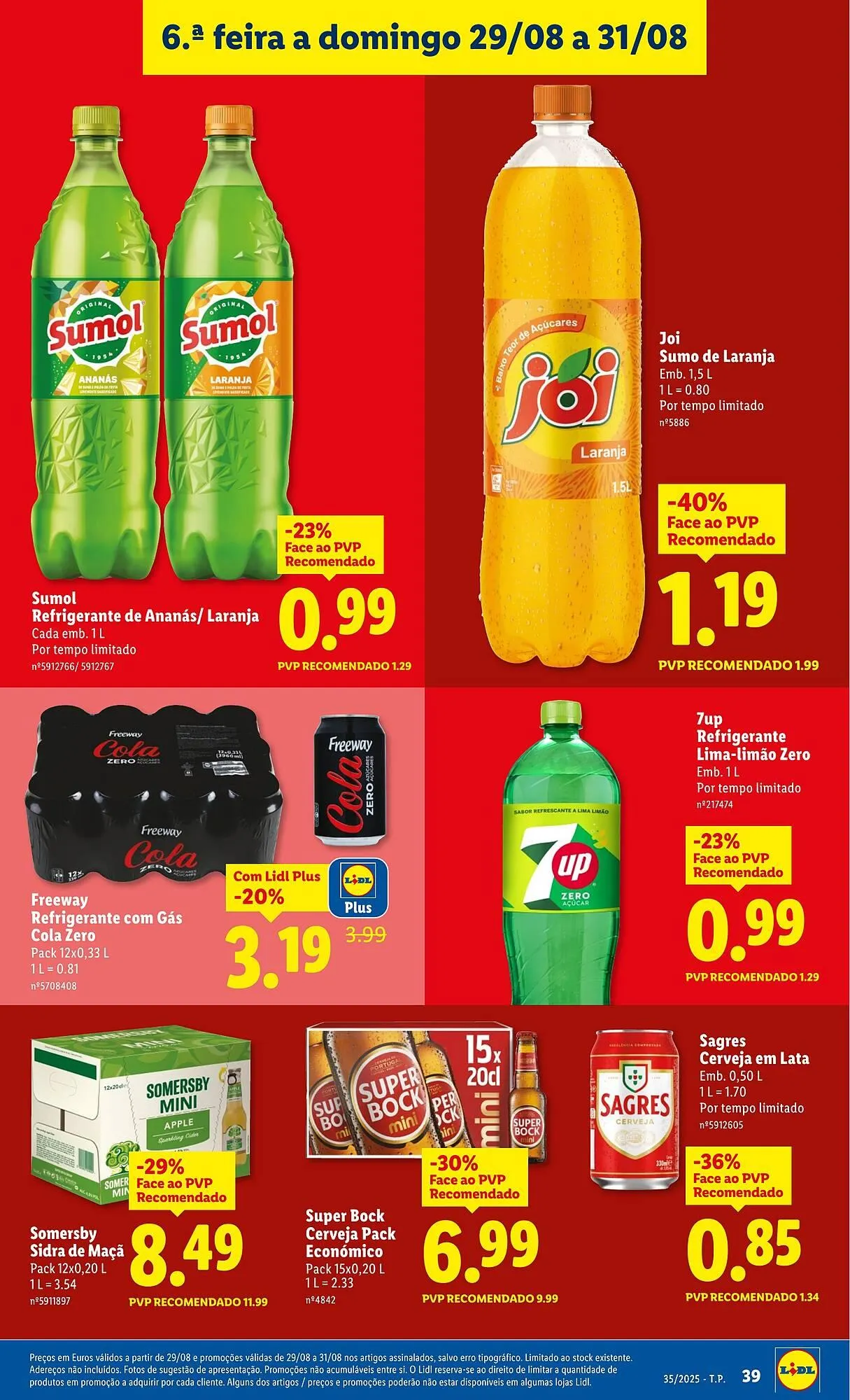 Folheto Folheto Lidl de 25 de agosto até 31 de agosto 2025 - Pagina 39