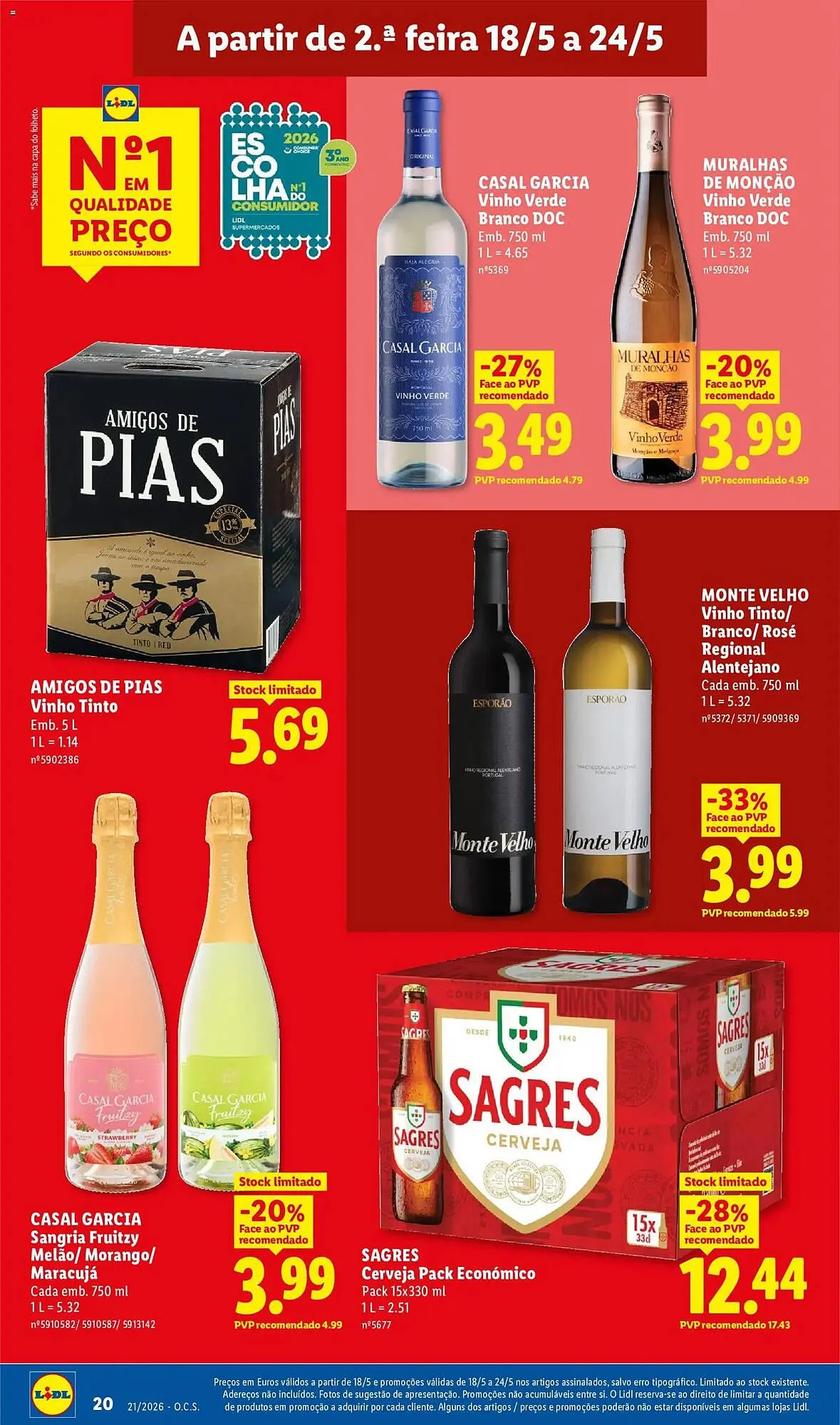 Folheto Folheto Lidl de 18 de maio até 24 de maio 2026 - Pagina 20