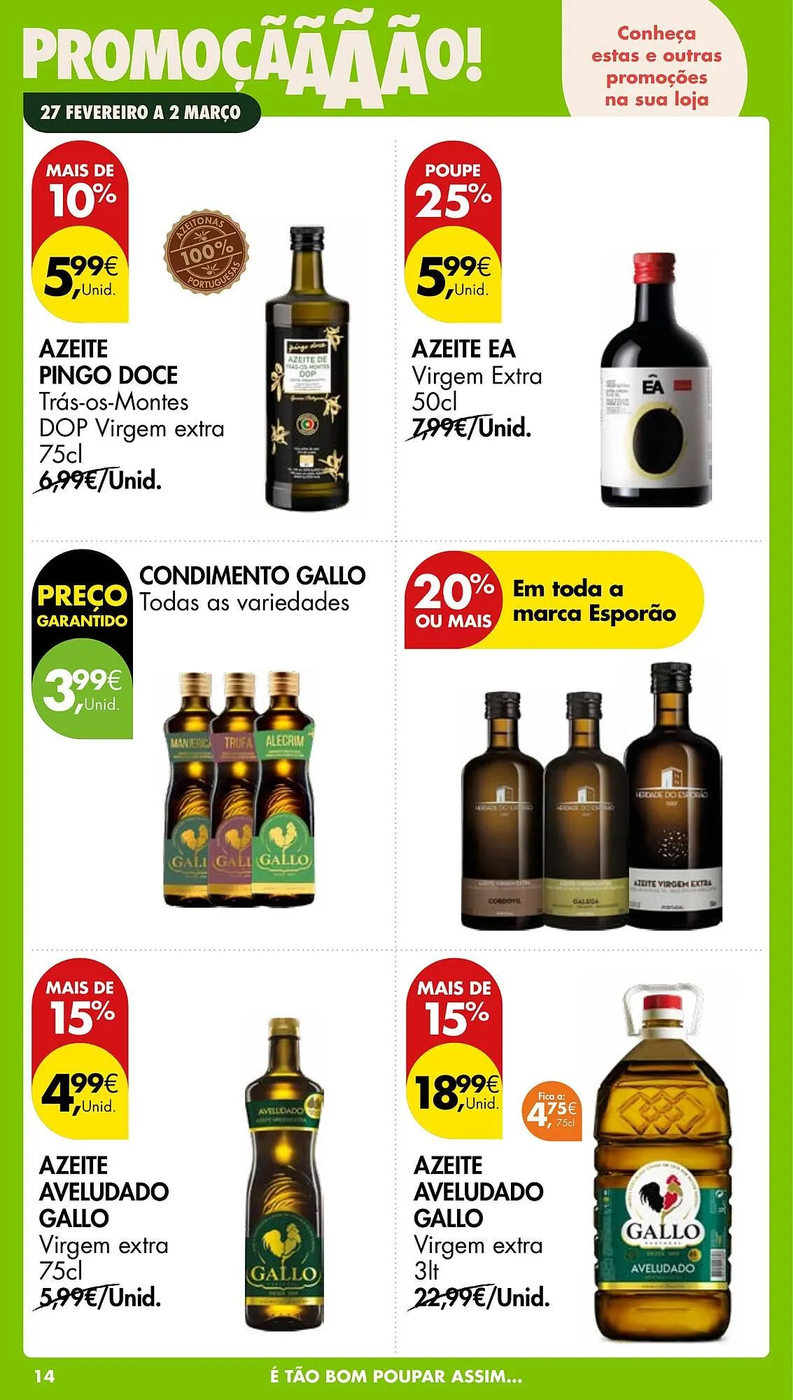 Folheto Folheto Pingo Doce de 27 de fevereiro até 2 de março 2026 - Pagina 14