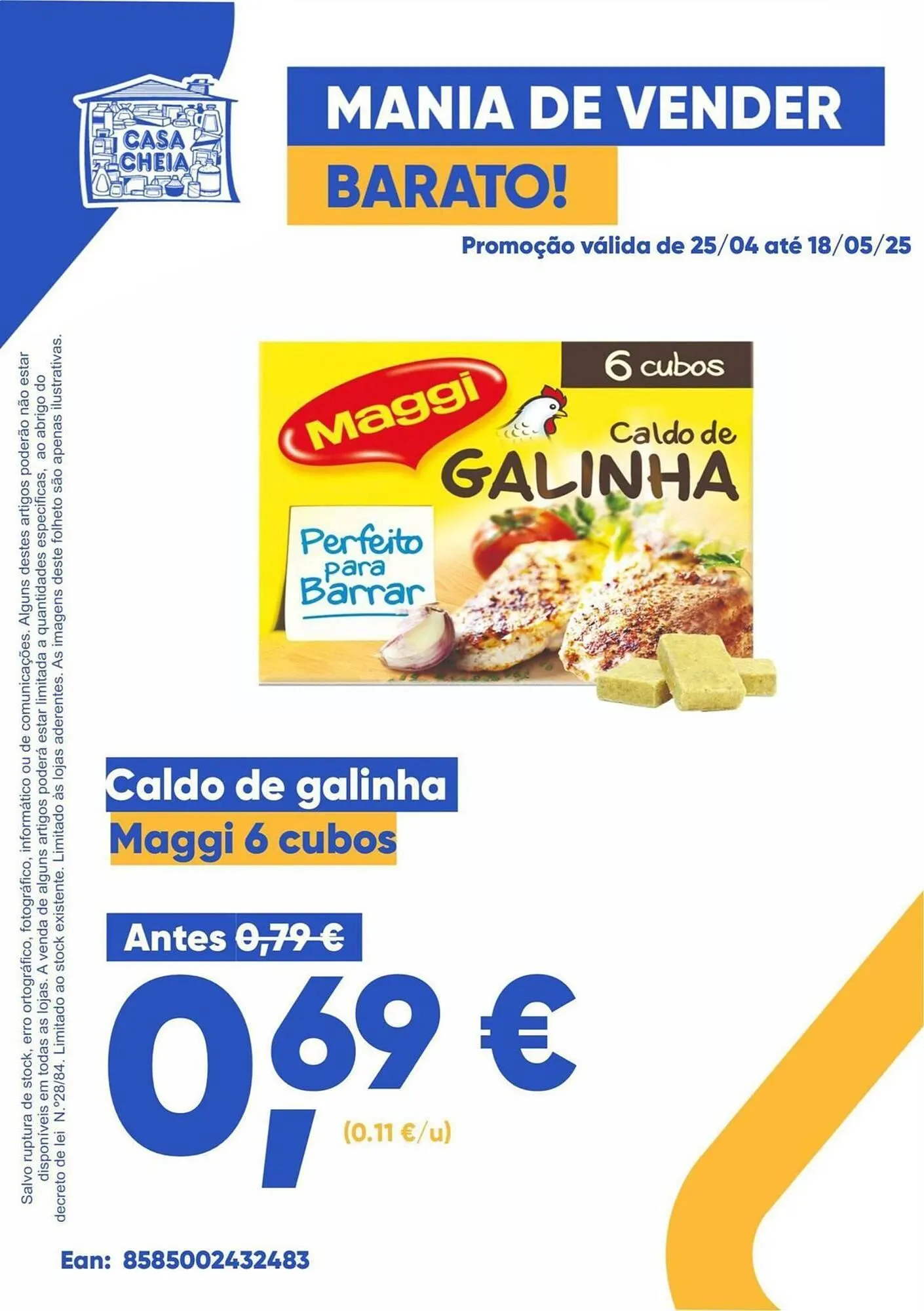 Folheto Folheto Casa Cheia de 25 de abril até 18 de maio 2025 - Pagina 1