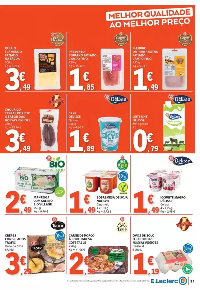 Folheto Pechinchas exclusivas de 9 de janeiro até 15 de janeiro 2025 - Pagina 31