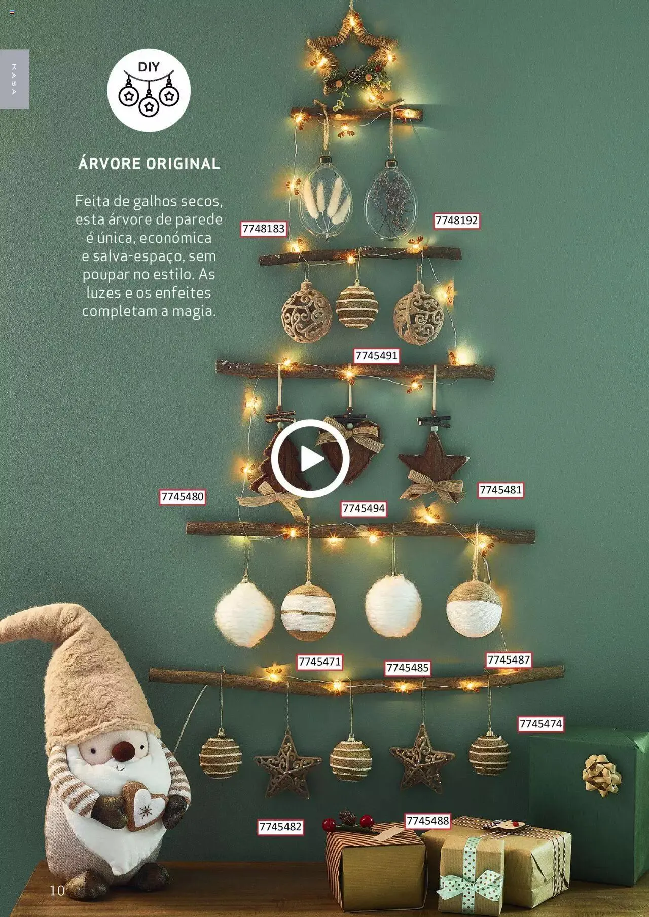 Folheto Continente Kasa Catálogo Kasa Dicas Decoração Natal de 21 de novembro até 24 de dezembro 2023 - Pagina 10