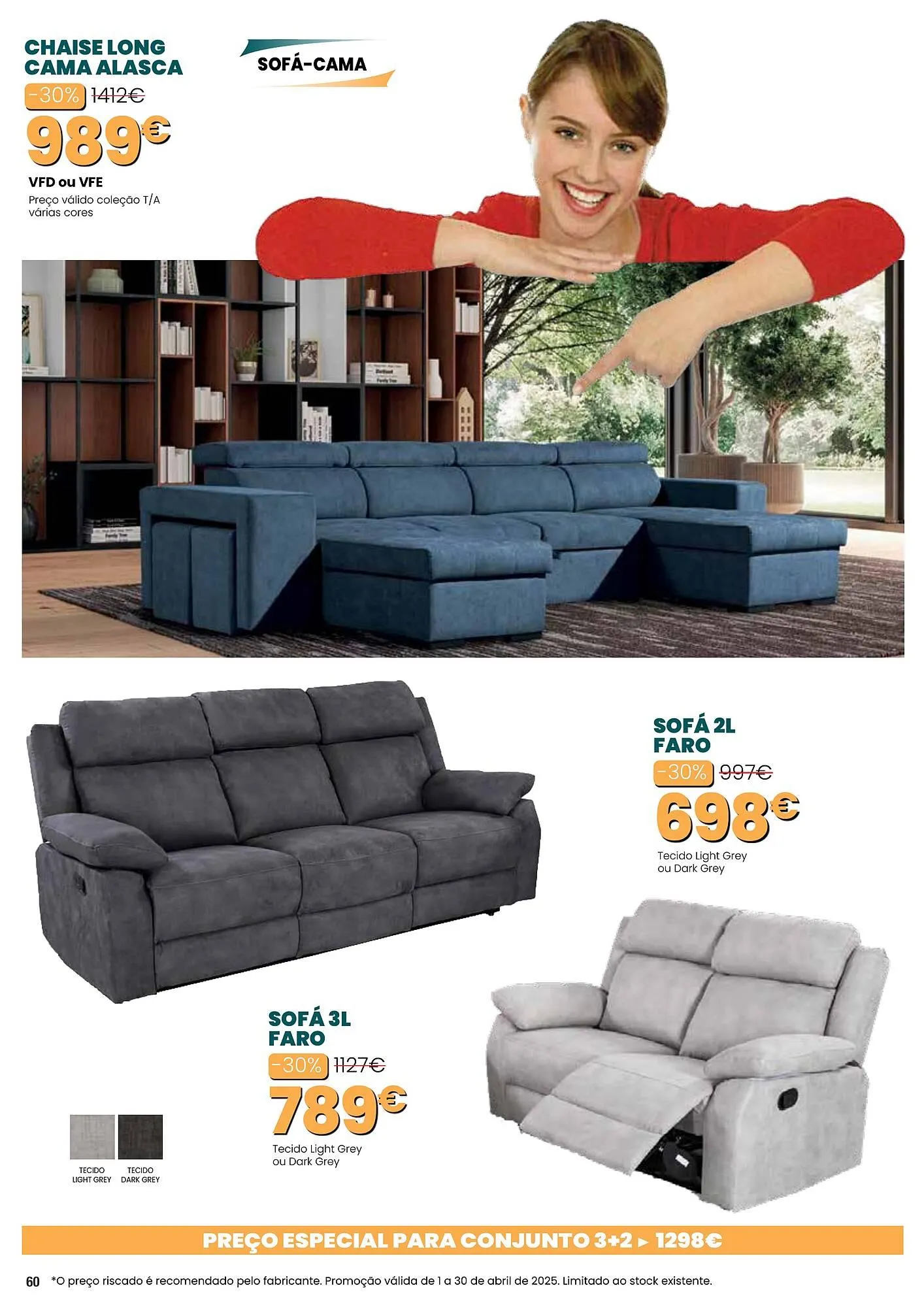 Folheto Folheto Hiper Centro do Móvel de 1 de abril até 30 de abril 2025 - Pagina 60