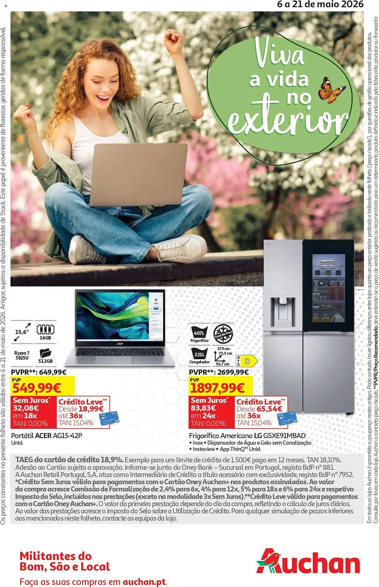 Folheto Folheto Auchan de 6 de maio até 22 de maio 2026 - Pagina 36