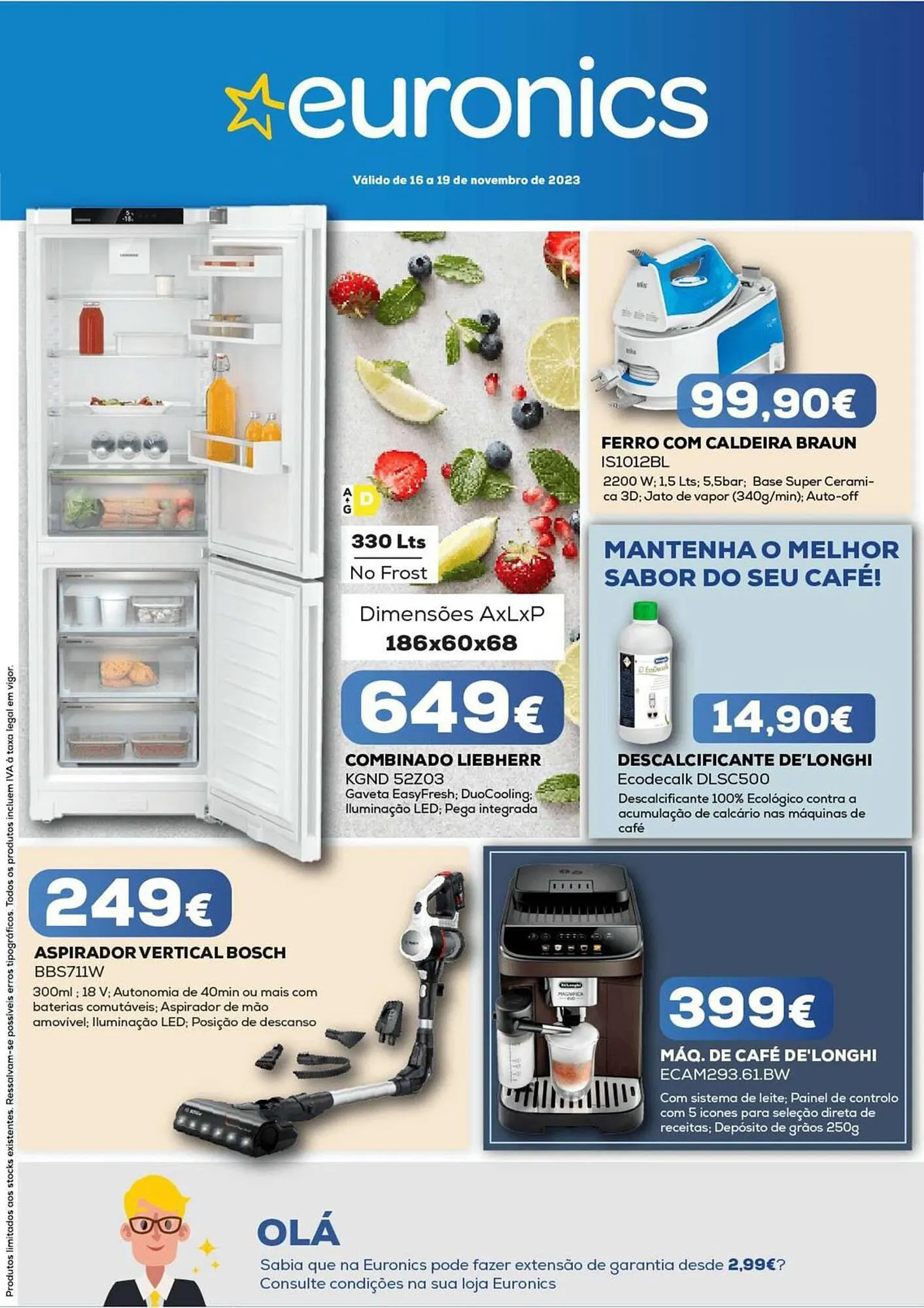 Folheto Folheto Euronics de 17 de novembro até 19 de novembro 2023 - Pagina 2