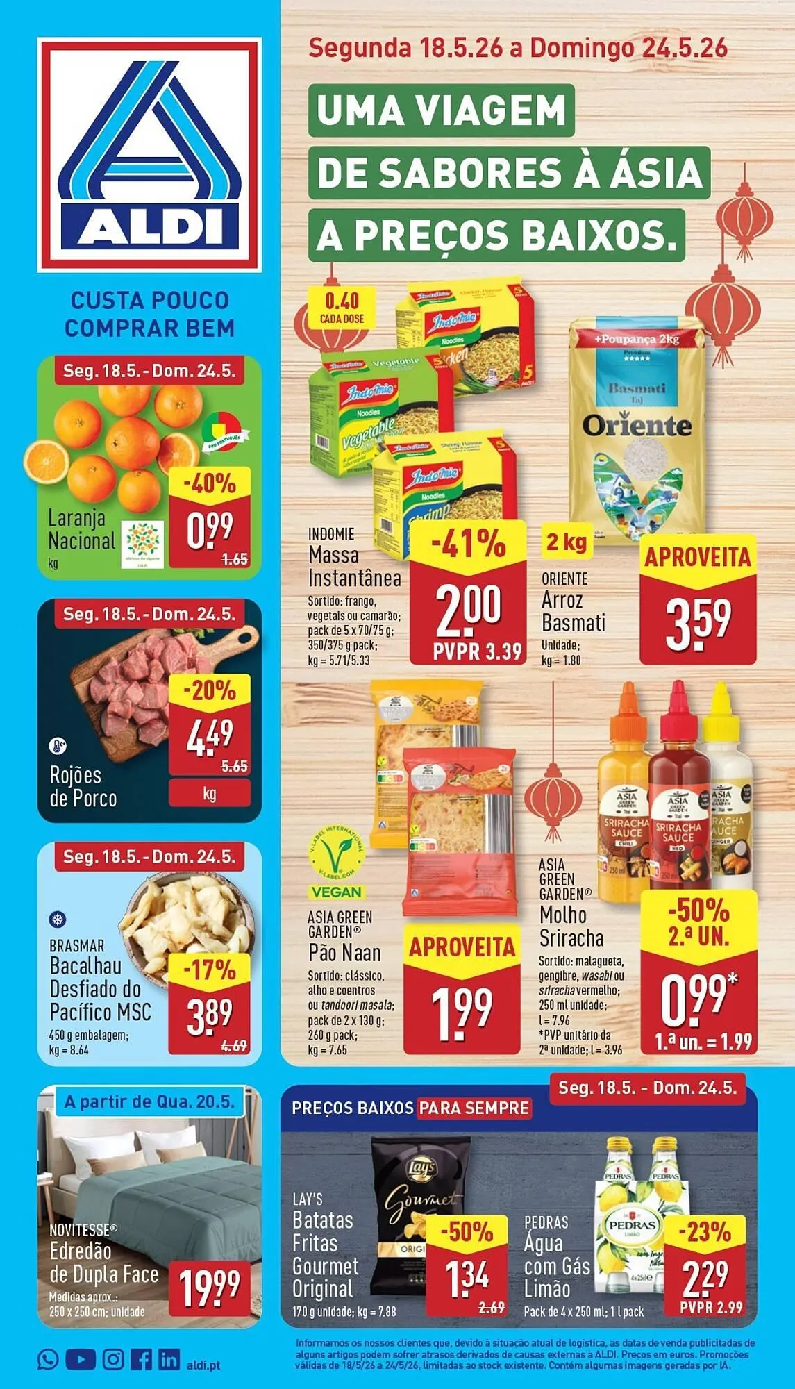 Folheto Folheto ALDI de 18 de maio até 24 de maio 2026 - Pagina 1