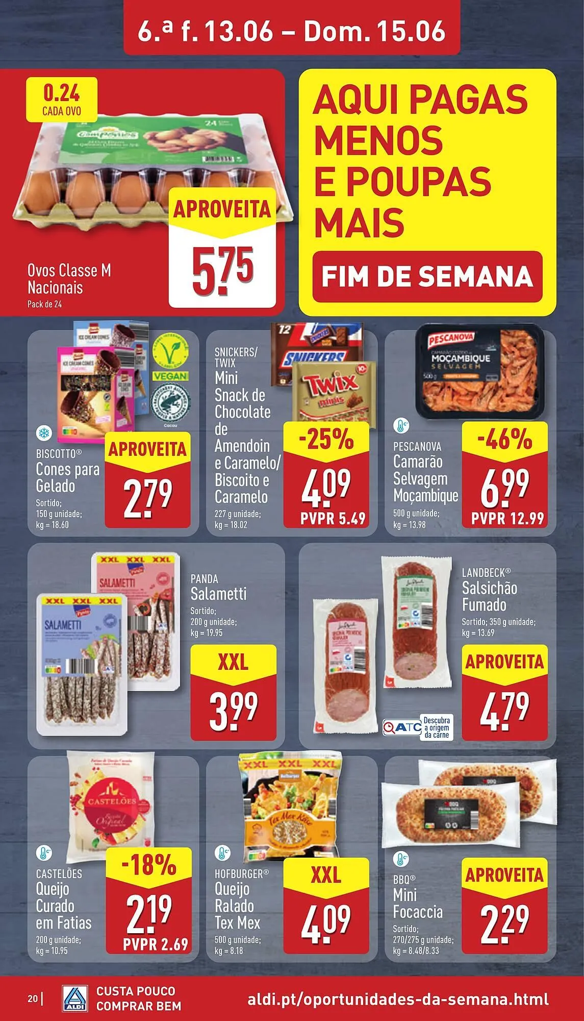 Folheto Folheto ALDI de 9 de junho até 15 de junho 2025 - Pagina 20