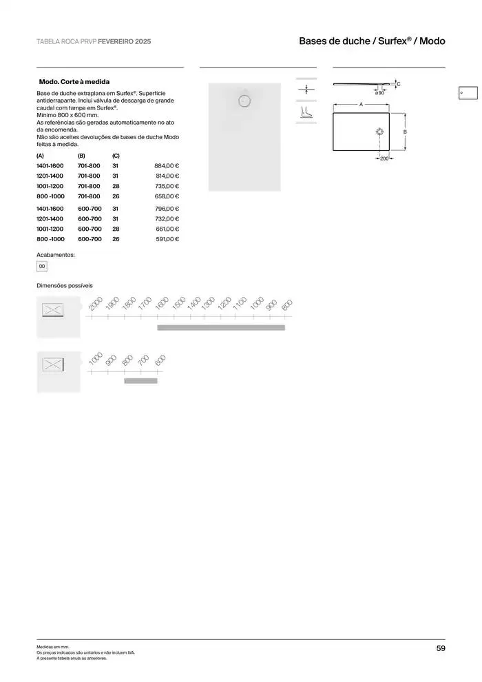 Folheto Soluções de Banho  de 6 de janeiro até 31 de dezembro 2025 - Pagina 61