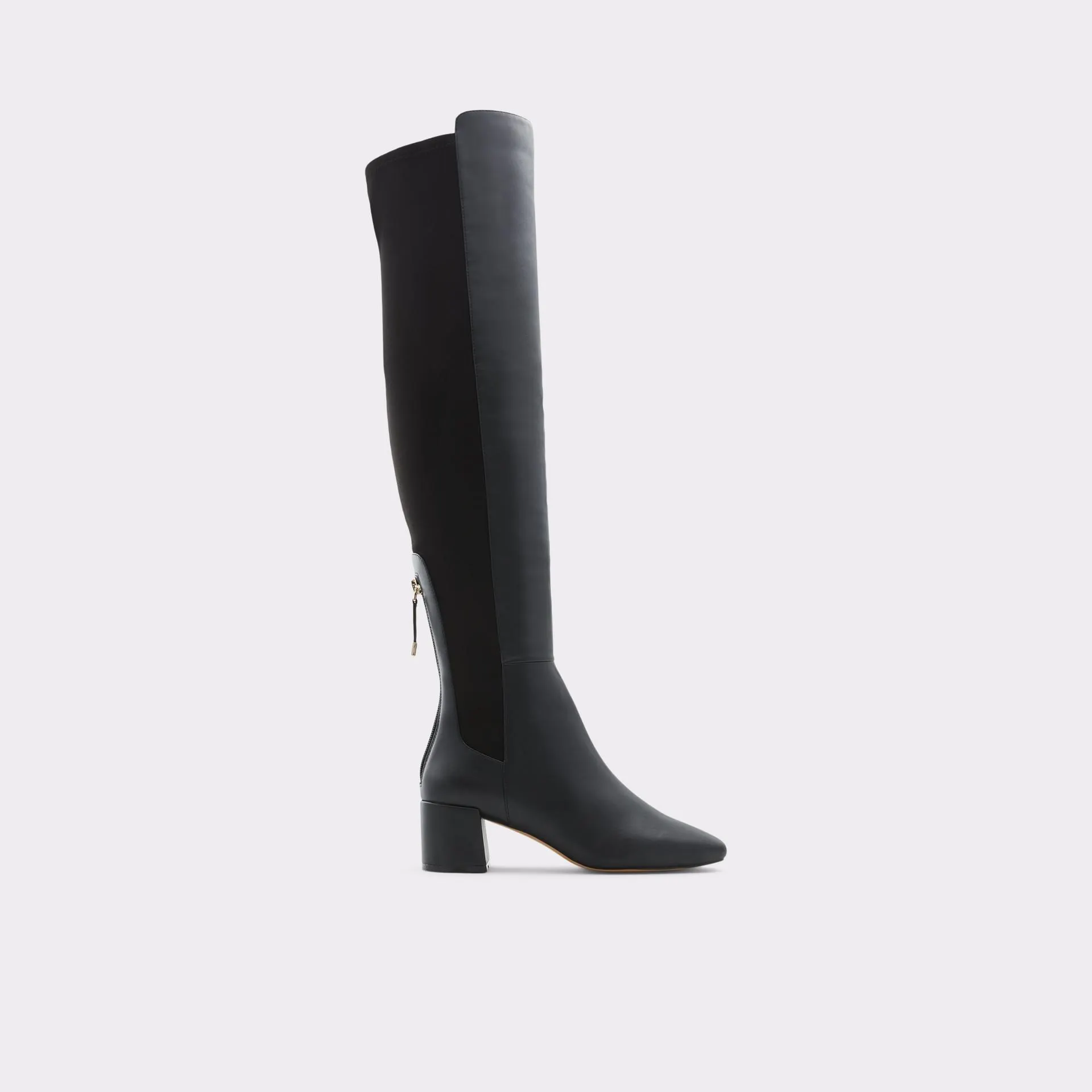 Botas em preto, salto em bloco - PELLAGIA