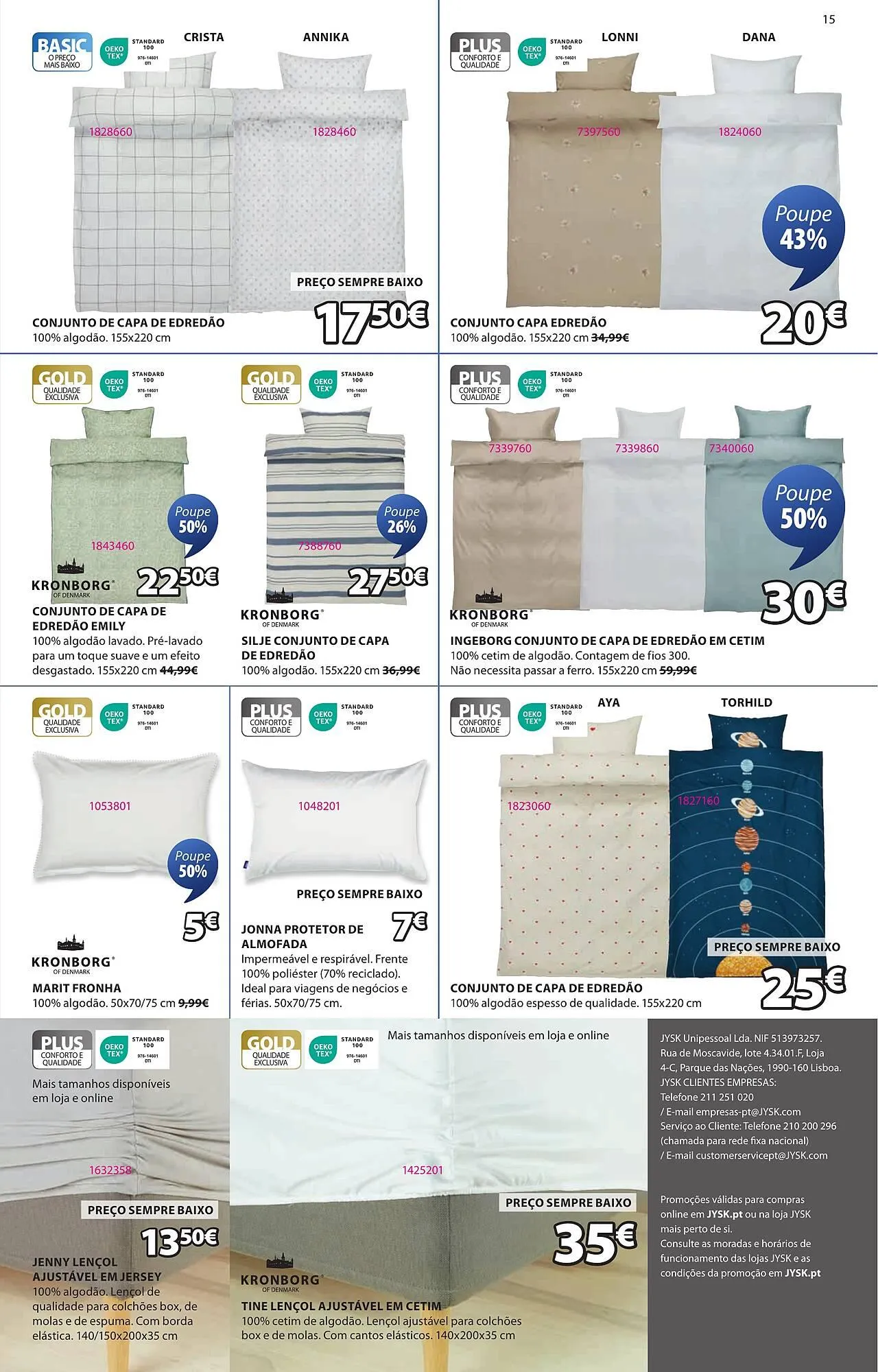 Folheto Folheto JYSK de 20 de março até 30 de abril 2025 - Pagina 15