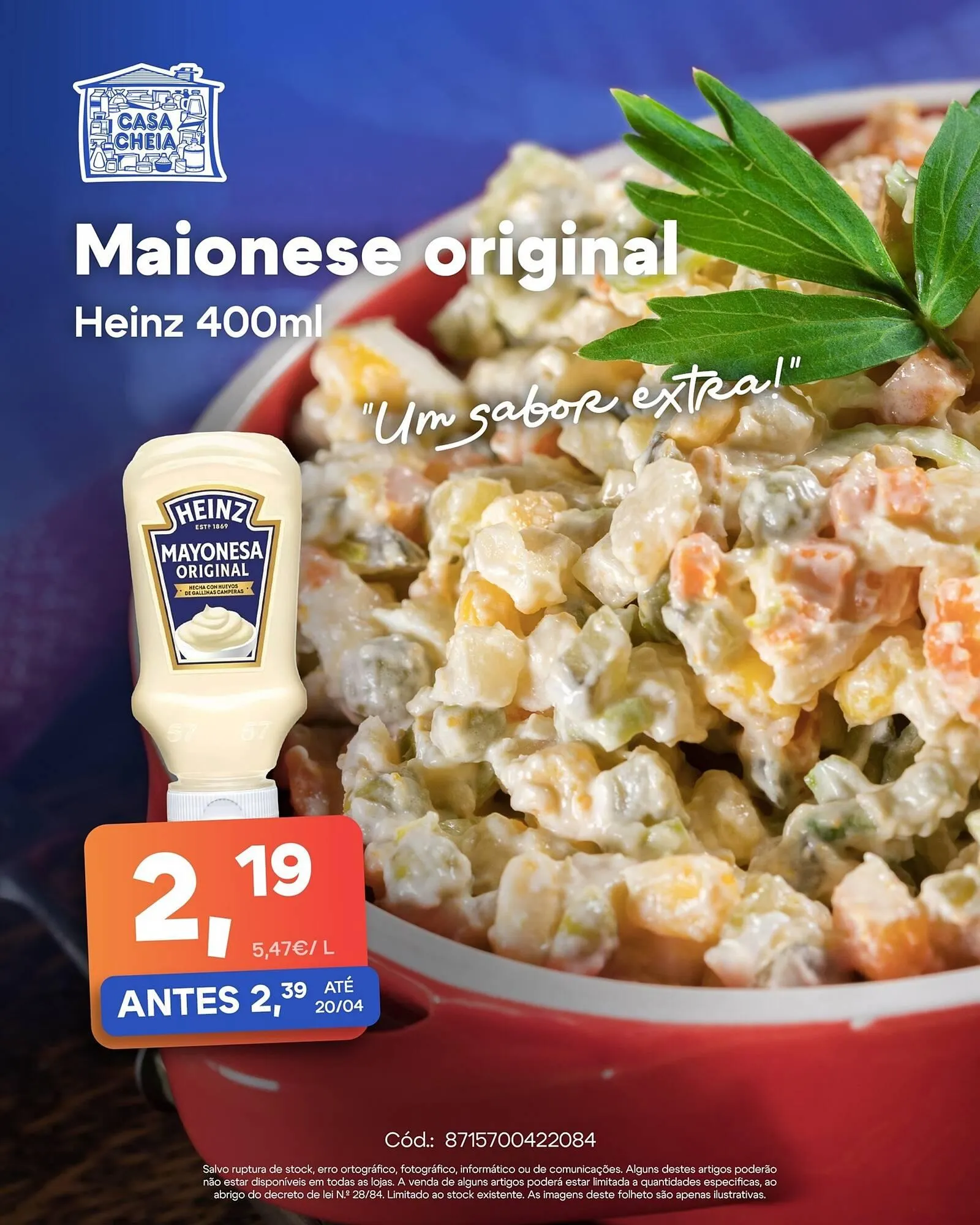 Folheto Folheto Casa Cheia de 14 de abril até 20 de abril 2026 - Pagina 1