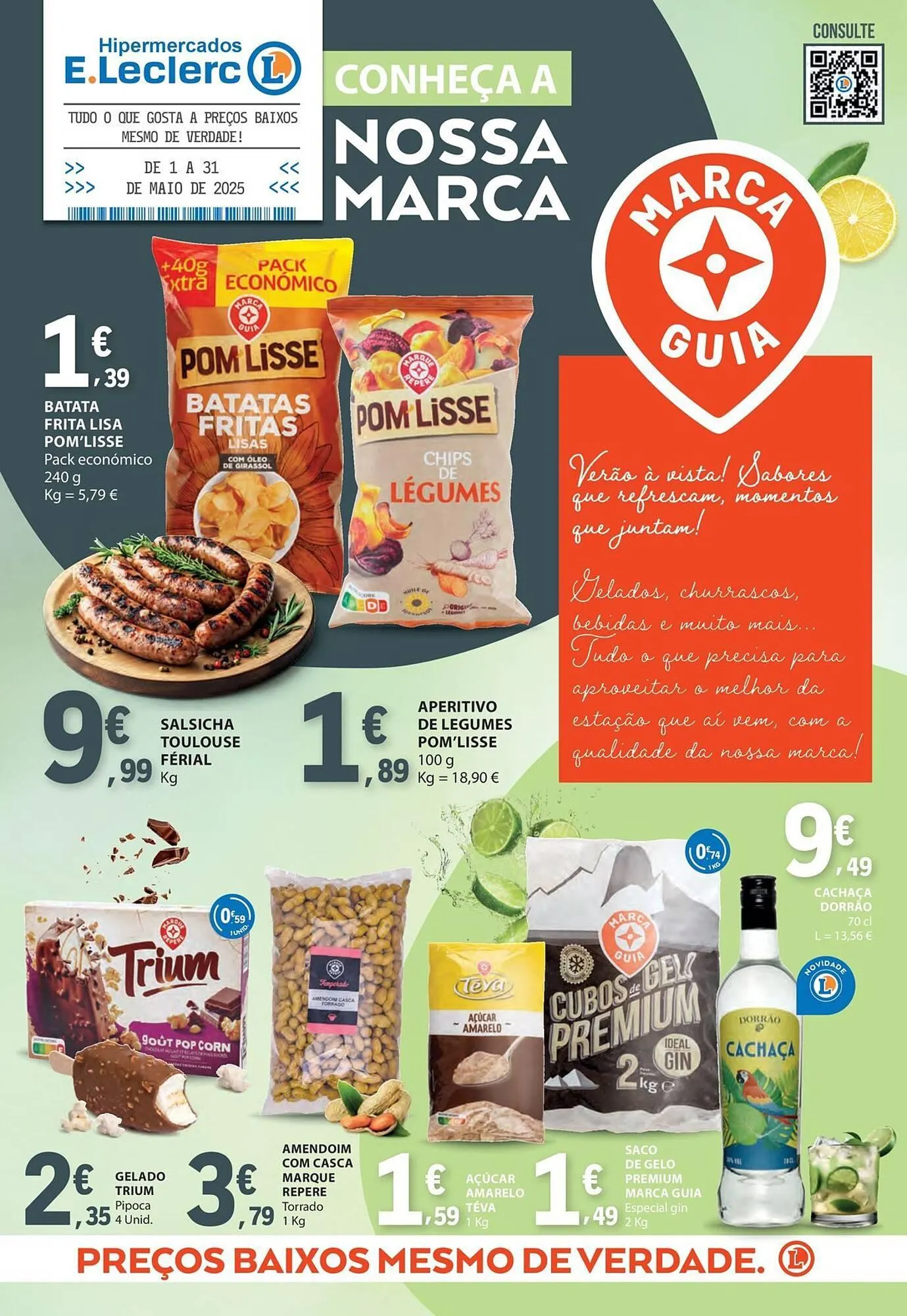 Folheto Folheto E.Leclerc de 1 de maio até 31 de maio 2025 - Pagina 1
