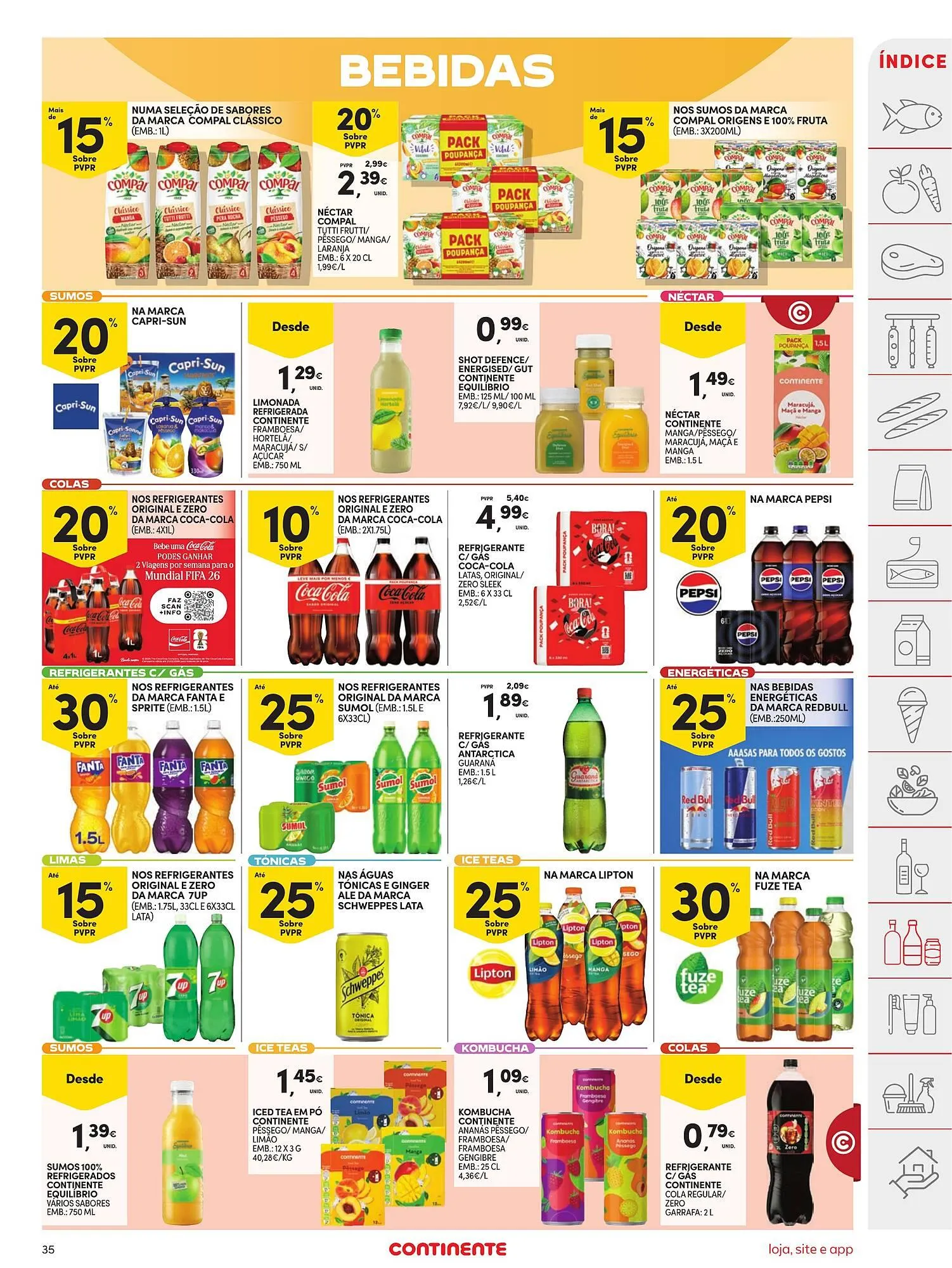 Folheto Folheto Continente de 17 de março até 23 de março 2026 - Pagina 35