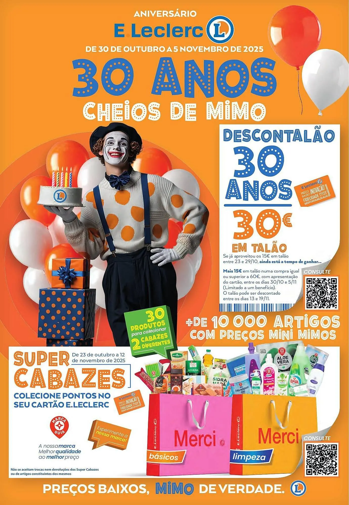 Folheto Folheto E.Leclerc de 30 de outubro até 5 de novembro 2025 - Pagina 1