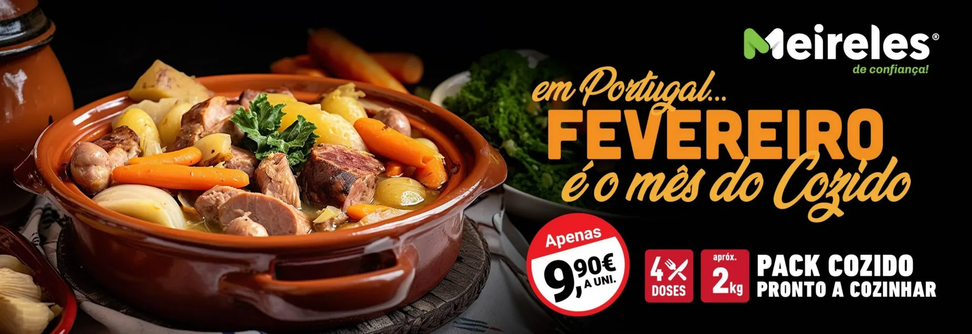 Folheto Folheto Carnes Meireles de 21 de fevereiro até 2 de março 2024 - Pagina 1