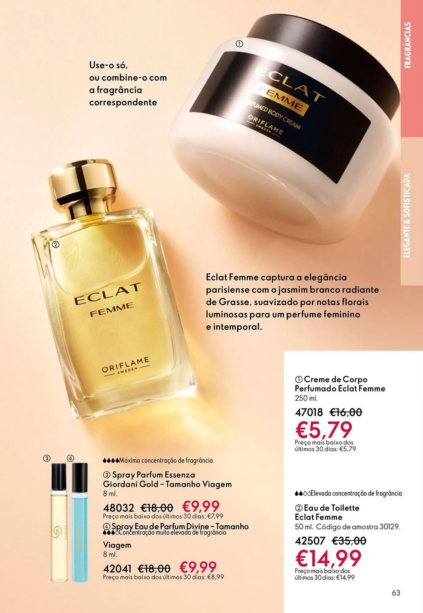 Folheto Catálogo Oriflame de 23 de dezembro até 20 de janeiro 2026 - Pagina 63